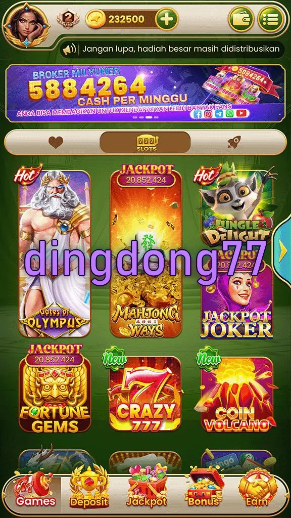 dingdong77 Tangkapan Layar Resmi APK